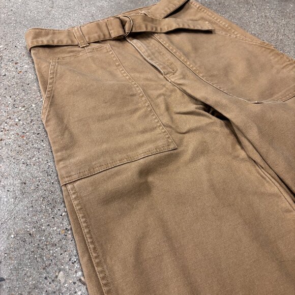 Madewell Utility Crop Wide Leg Pants In Classic Desert - Picture 6 of 8